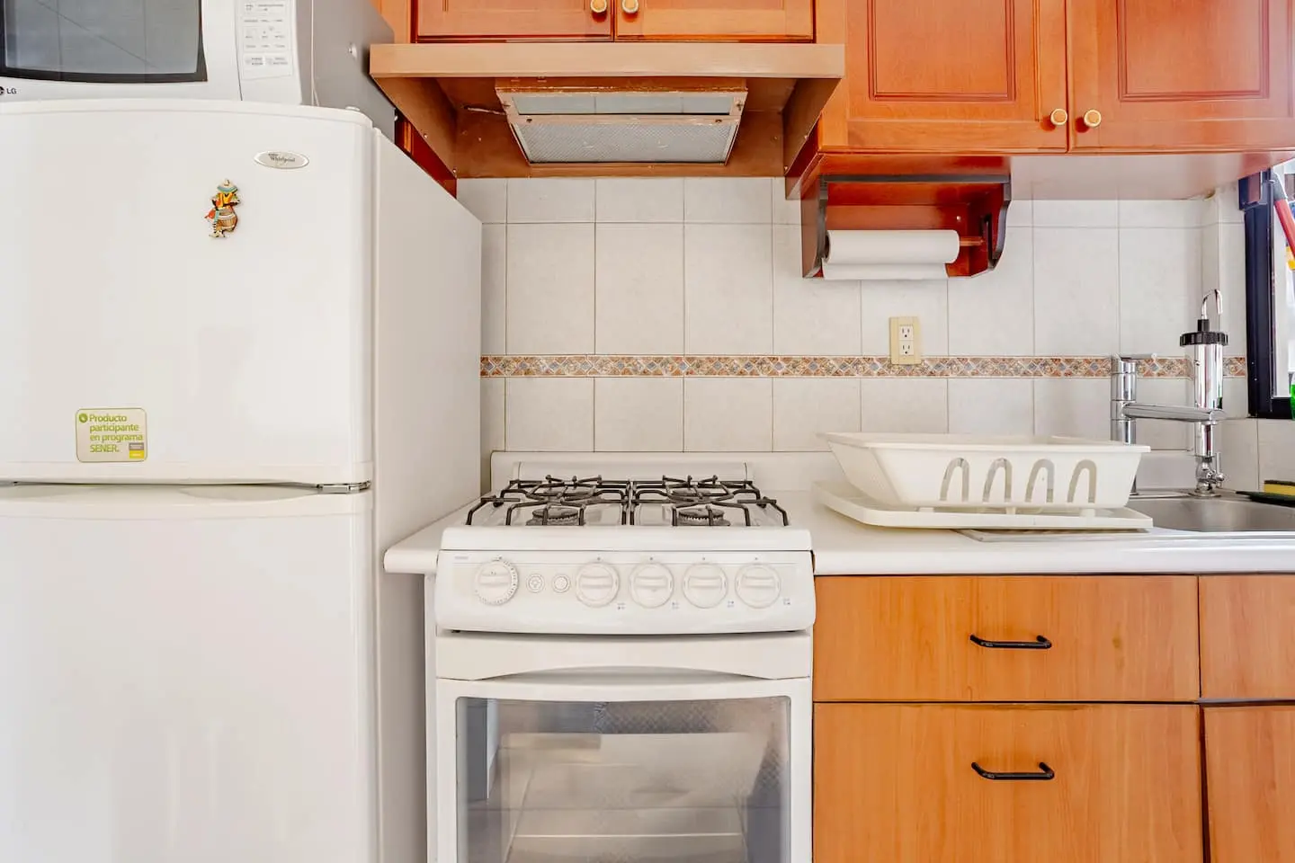 Cocina del departamento en la Ciudad de México